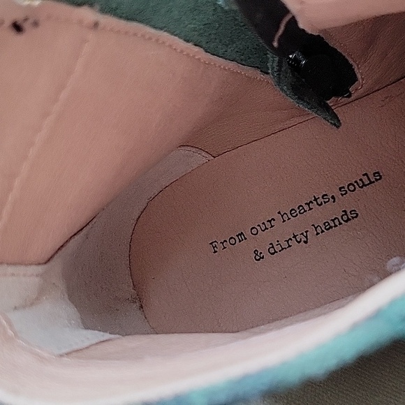 Sneaky Steve dark green leopard booties size 9 - Picture 8 of 8